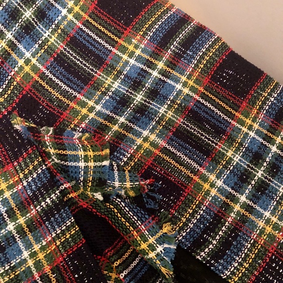 MARCO DE VINCENZO Ruffled tartan skirt IT46 US10 - Picture 7 of 11